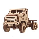 Fa mechanikus puzzle katonai teherautó