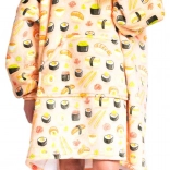 Cozy Noxxiez kapucnis takaró sushi mintával – oversize hordható takaró