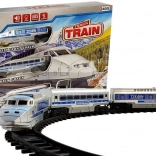 Elemes nagysebességű vonat fénnyel és hanggal