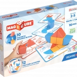 Geomag Magicube Blocks & Cards – mágneses építőkészlet, 16 darab