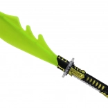 Világító sárga machete gyerekeknek elemmel