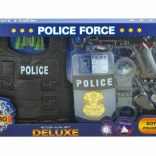 Rendőrségi készlet mellénnyel