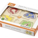 Fa mágneses labirintus gyerekeknek