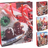 Karácsonyi ajándéktáska M méretben