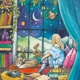 Magnólia alkonyat után puzzle, 1000 darab