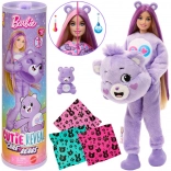Barbie Cutie Reveal CARE BEARS – gyengéd szívű lila mackó