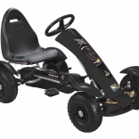 Fekete pedálos gokart