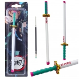 Katanára emlékeztető fém toll anime inspirációval