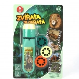 Zseblámpa és vetítő állatokkal gyerekeknek