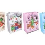 Karácsonyi ajándéktáska M 26 × 32 × 10 cm