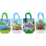 Ajándéktáska XS nemszőtt textilből 22 × 23 × 11 cm – gyerek motívumok