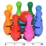 8 darabos műanyag teke készlet