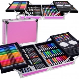 Festőkészlet bőröndben, 145 elem