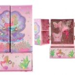 Gyermek ékszerdoboz sellő motívummal