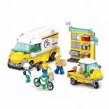 Sluban Metropolis kézbesítőszolgálat építőkészlet