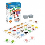 Iskola játék elölről és hátulról kreatív játék