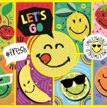 200 darabos vidám smiley puzzle