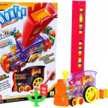 Interaktív vonat domini hatással