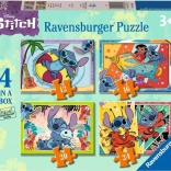 Puzzle 4v1 Disney Stitch