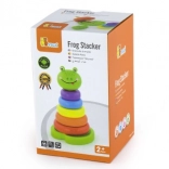 Fa összerakható piramis béka