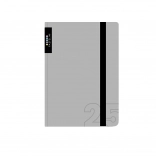 Heti A6-os naptár 2025 szürke PASTELINI