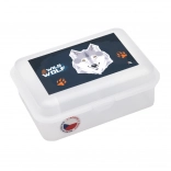 Farkasos uzsonnás doboz rekesszel