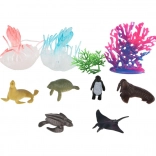 Tengeri állatkák és korallok készlet