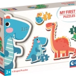 Clementoni az első dinoszaurusz puzzle-m 4 az 1-ben