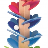 Goki golyópálya-pagoda hanghatással