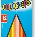 Háromszög alakú MAPED Color'Peps 12 db-os ceruzakészlet hegyezővel