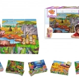 EICHHORN fa képkockák, 12 kocka, 6 motívum