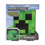 MINECRAFT Creeper lámpa hanggal