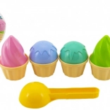 Homokozós fagylaltforma-készlet