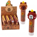 Barna kapibara mintás zsebragasztó