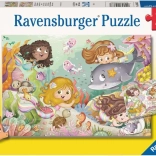 Ravensburger puzzle tündérek és sellők 2×12 darabos