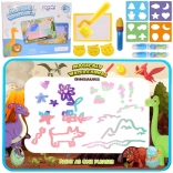 varázslatos vizes rajzolós alátét XXL 100 × 80 cm bélyegzőkkel és számokkal