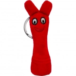 Bludišťák kulcstartó piros