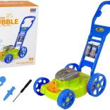 Buborékfújó fűnyíró – kék zenélő gyerek fűnyíró