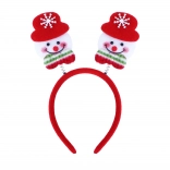 Karácsonyi hajpánt hóemberekkel