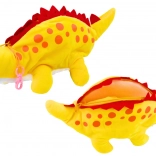 Plüss dinoszaurusz tolltartó és bújóhely sárga