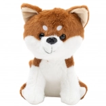 Plüss Shiba Inu kutya barna-fehér 20 cm