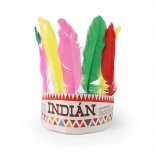 Indián fejdísz cseh mintával