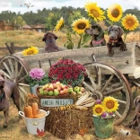 Cobble Hill puzzle Fa szekér 500 darab