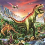 Gyémántszemes kirakó Őskor ura 30 × 40 cm