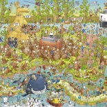 Puzzle HEYE Őrült ZOO: Ausztrál bemutató 1000 darabos