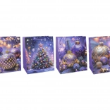 karácsonyi ajándéktasak M 26 × 32 × 10 cm