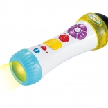 Mikrofon fényhatásokkal és hangváltóval