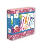 Lovely Box - Kreatív Készlet Scoubidou - Szórakoztató Fonás Színes Zsinórokból