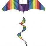 Színes sárkány forgó szivárvánnyal