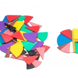 Wissner kör alakú szeletek törtek tanításához